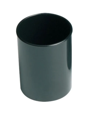 Cubilete Faibo portalapices redondo plastico negro