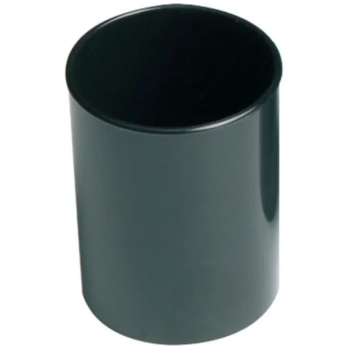 Cubilete Faibo portalapices redondo plastico negro