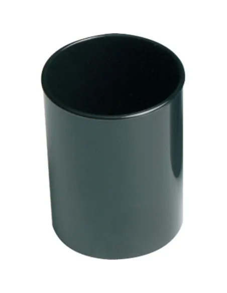 Cubilete Faibo portalapices redondo plastico negro