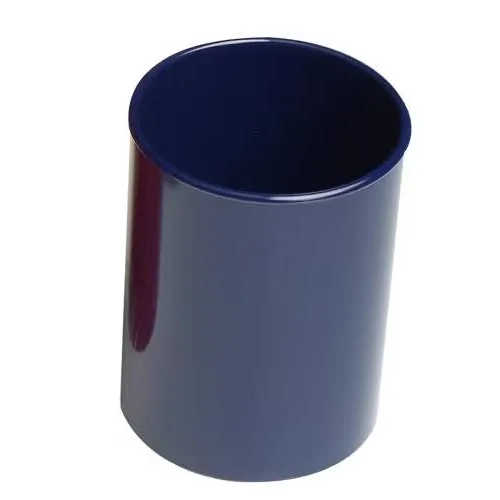 Cubilete Faibo portalapices redondo plastico azul