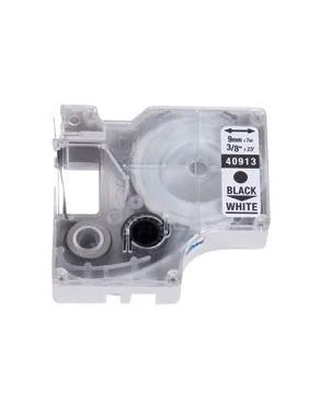 Cinta Dymo 19 mmx7m rojo sobre blanco