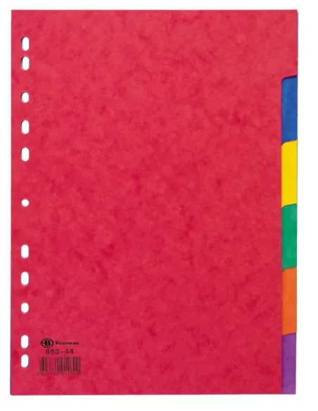 Juego separadores 6 divisiones color A4 JMB