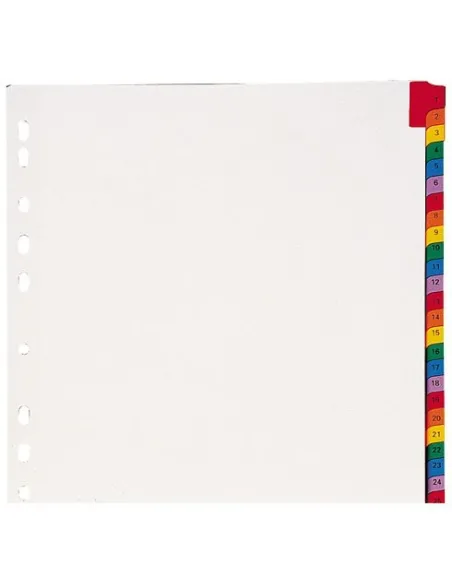 Juego separadores numericos 31 divisiones A4 JMB