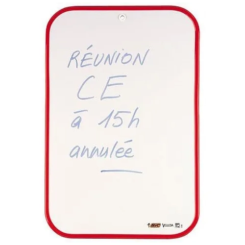 Pizarra blanca Velleda doble cara 44x50