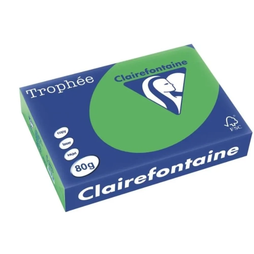 Papel A4 verde menta Clarefontaine