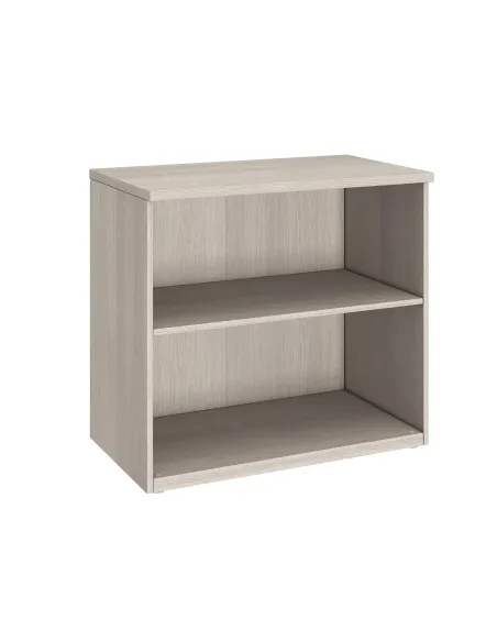 Estanteria baja 73x80 armario sin puertas roble gris Excelle