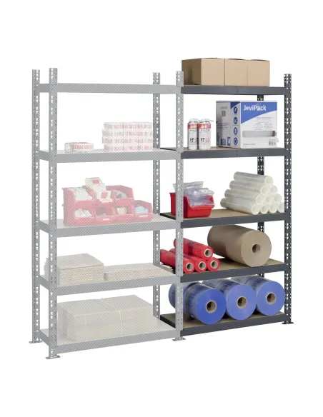 Estanteria metálica modulo siguiente 200x130x40 IndustriEco