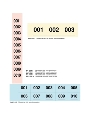 Talonario Rifa 205 x 50 Castellano