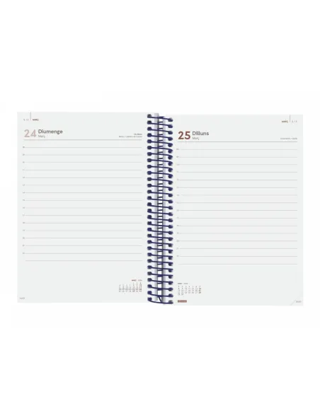 Agenda día pagina catalán