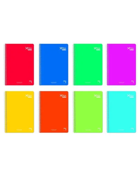 Block espiral folio rallado Pacsa 90 grms 80 hojas tapas duras