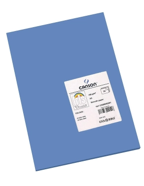 Cartulina A4 canson Iris 185 gramos azul mar