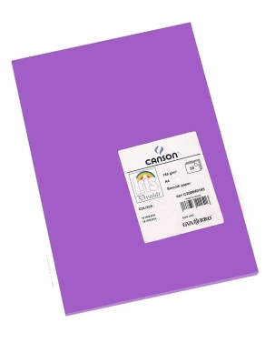 Cartulina A4 canson 185 gramos violeta