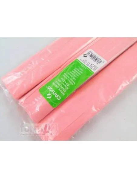 Papel crepe Canson 0,5x2,5 mts Rosa Salmon 1403