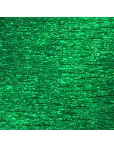 Papel crepe Canson 0,5x2,5 mts metalizado verde 2434