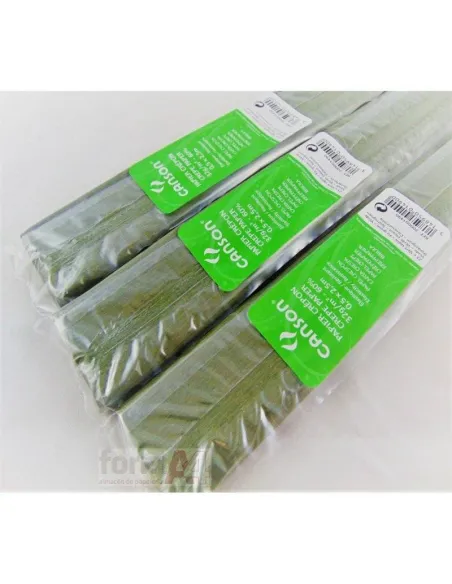 Papel crepe Canson 0,5x2,5 mts verde 1490