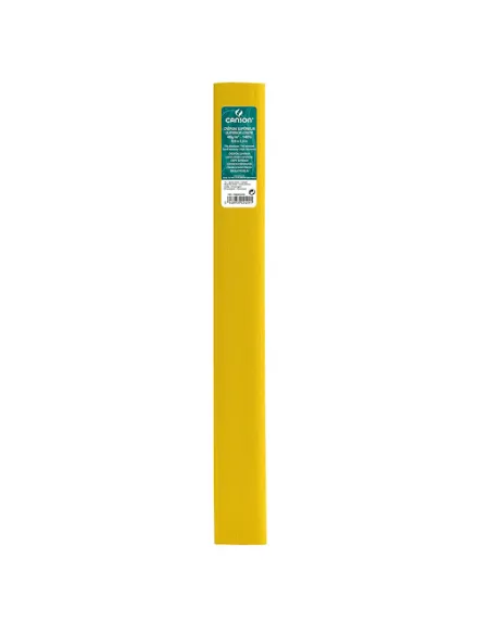 Papel crepe Canson 0,5x2,5 mts amarillo limon 1409