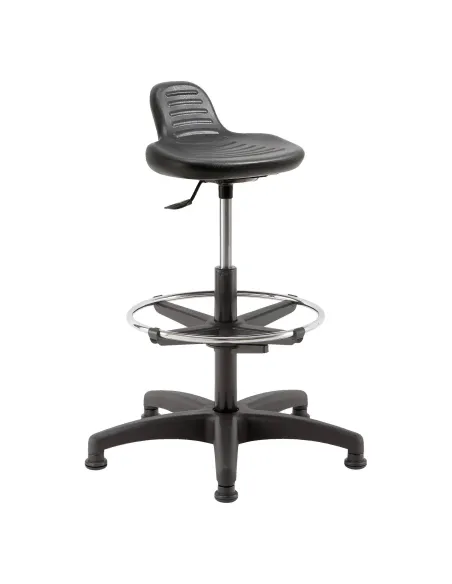 Taburete profesional alto poliuretano con tacos