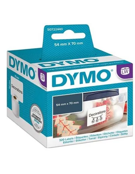 Etiquetas en rollo Dymo 54x70mm