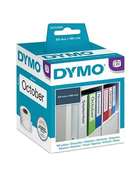 Etiquetas en rollo Dymo 59x190mm