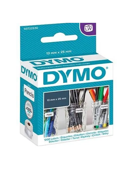 Etiquetas en rollo Dymo 25x13mm