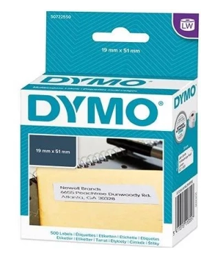 Etiquetas en rollo Dymo 19x51mm