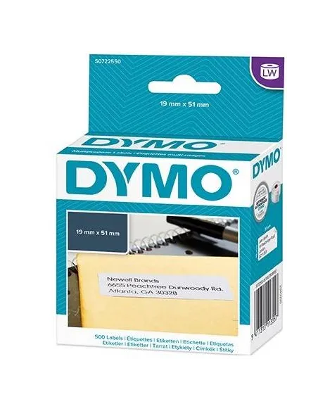 Etiquetas en rollo Dymo 19x51mm