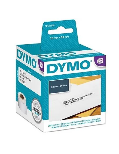 Etiquetas en rollo Dymo 28x89mm