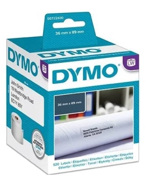 Etiquetas en rollo Dymo 36x89mm