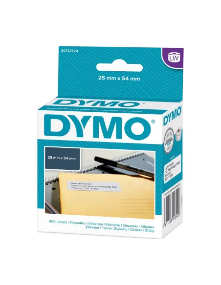 Etiquetas en rollo Dymo 25x54mm