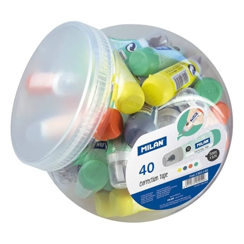 Cinta correctora cilindrica Milan 5mmx6mts