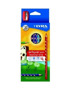 Lapices de colores Lyra groove slim grip mas afilalapiz