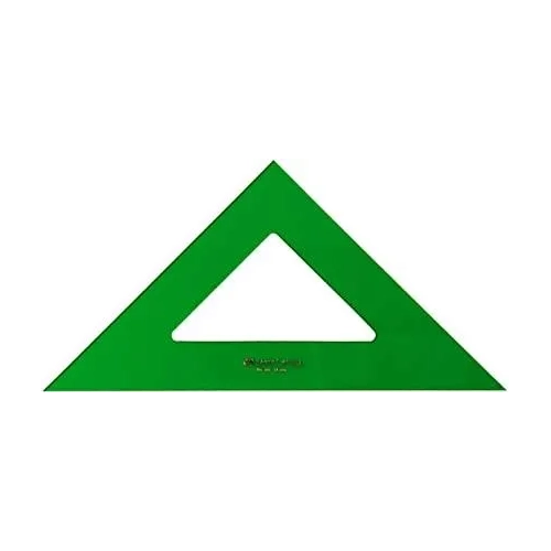 Escuadra verde Faber Castell tecnica 32 cm