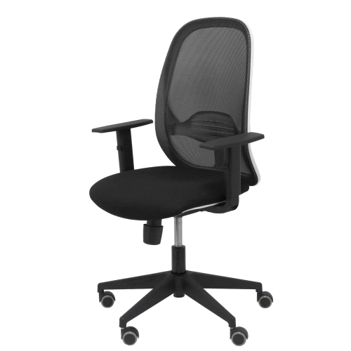 Silla oficina blanca ergonomica sincro