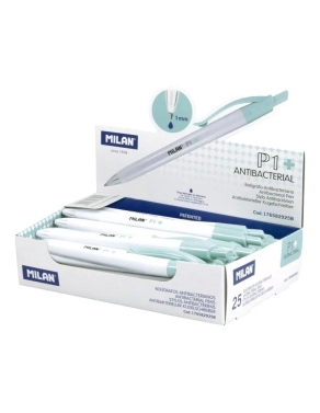 Boligrafo Milan P1 antibacteriano azul
