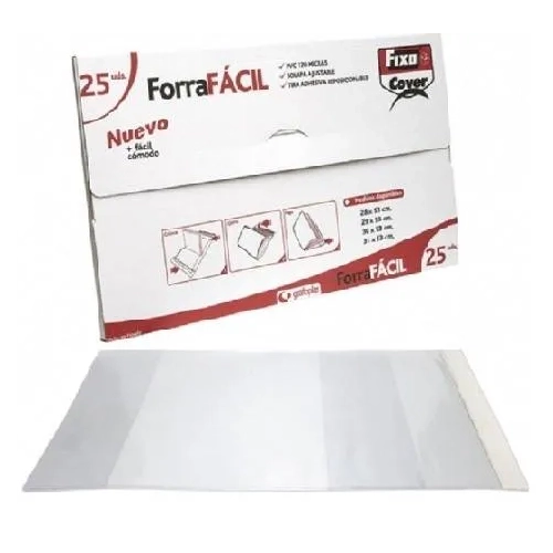 Forro libros ajustable plastico 31x53