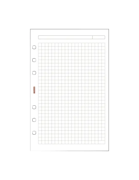 Recambio agenda Finocam Open 1000 50 hojas cuadriculadas