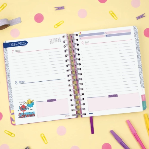 Agenda Talkual 1/4 dia página mis horas valen mas que el oro