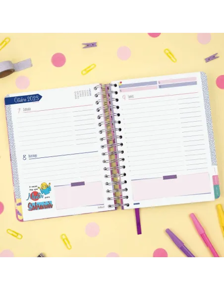 Agenda Talkual 1/4 dia página mis horas valen mas que el oro