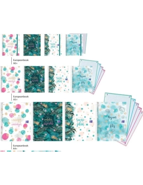 Bolck espiral A4 120 hojas 90 gramos Oxford & Me EUROPEANBOOK 4