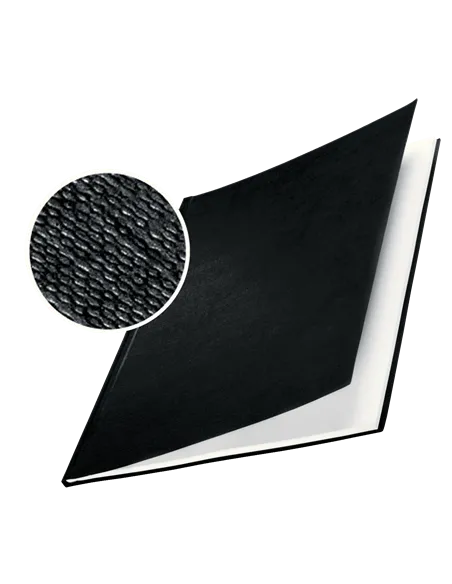 Tapa encuadernar rigida  Leitz Channel lomo 10,50 mm negra