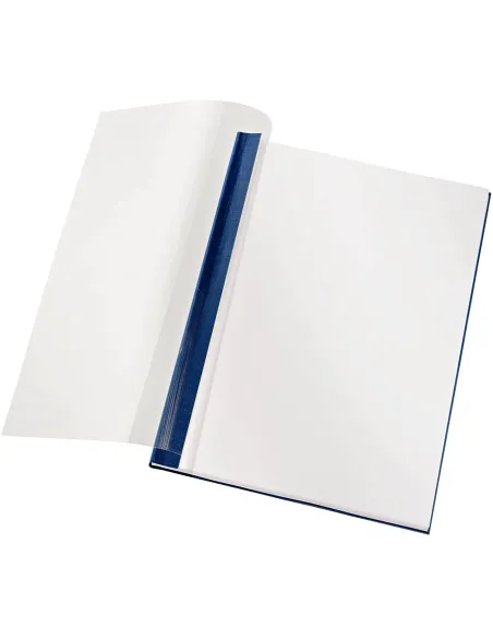Tapa encuadernar flexible Leitz Channel lomo 3,5 mm azul