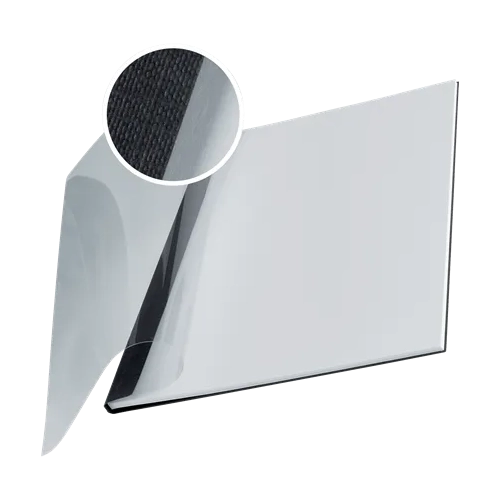 Tapa encuadernar flexible Leitz Channel lomo 14 mm negra