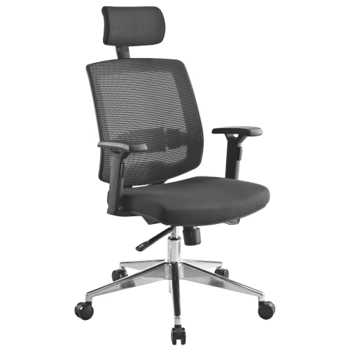 Silla ergonómica de oficina Izy negra