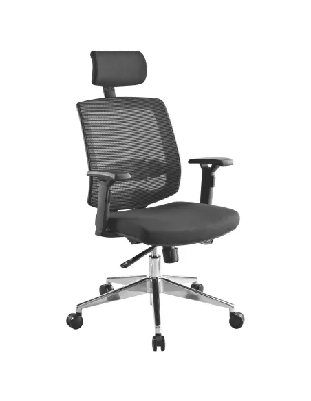 Silla ergonómica de oficina Izy negra