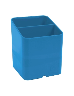 Cubilete plástico antibacteriano azul