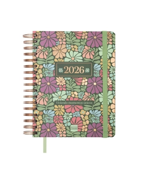 Agenda 16 meses S/V Finocam ¼ Vitae verde