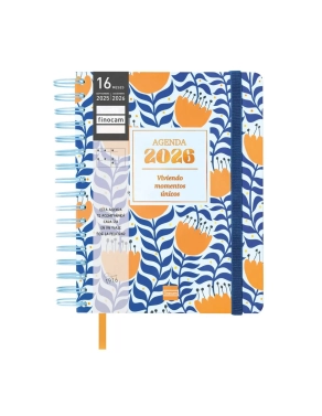 Agenda 16 meses S/V Finocam ¼ Vitae Azul
