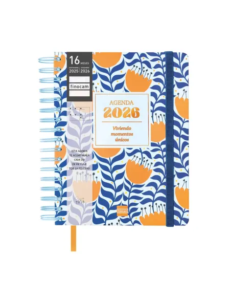 Agenda 16 meses S/V Finocam ¼ Vitae Azul