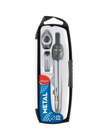 Compas escolar Maped metal con adaptador