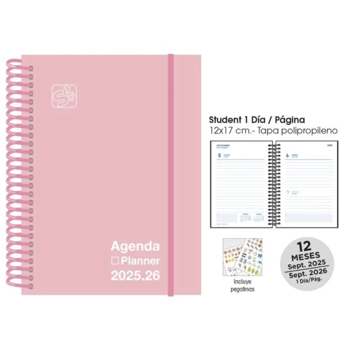 Agenda escolar senfort